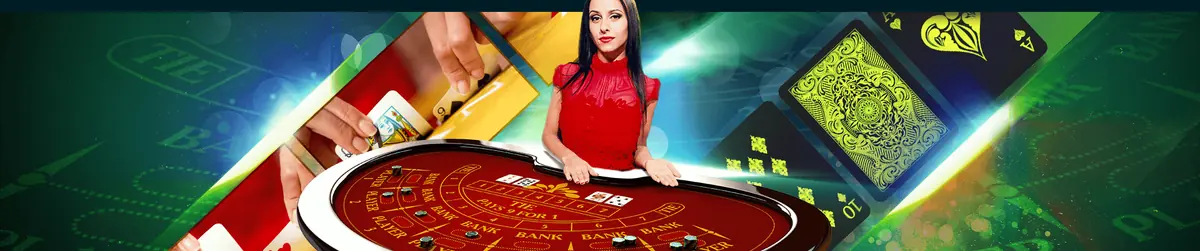 Live baccarat dealer artwork from Gaming Club