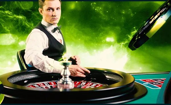 Gaming Club live roulette dealer artwork