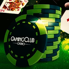 Stack of Gaming Club casino chips