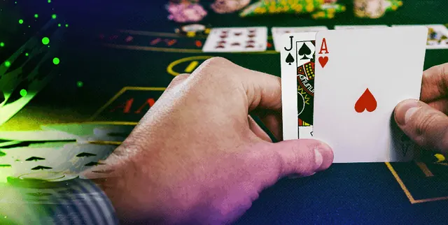 Blackjack hand artwork from Gaming Club