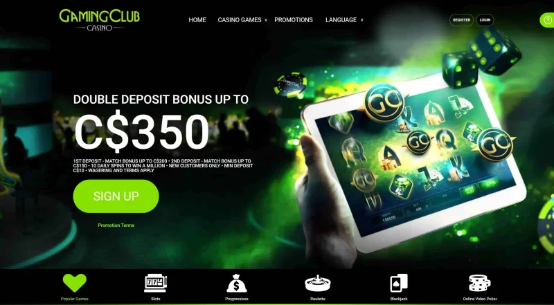 Gaming Club Casino mobile gaming